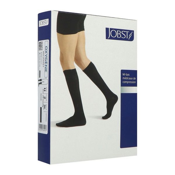 RADIANTE JOBST BAS JARRET OXYGENE NOIR LONG T6 2