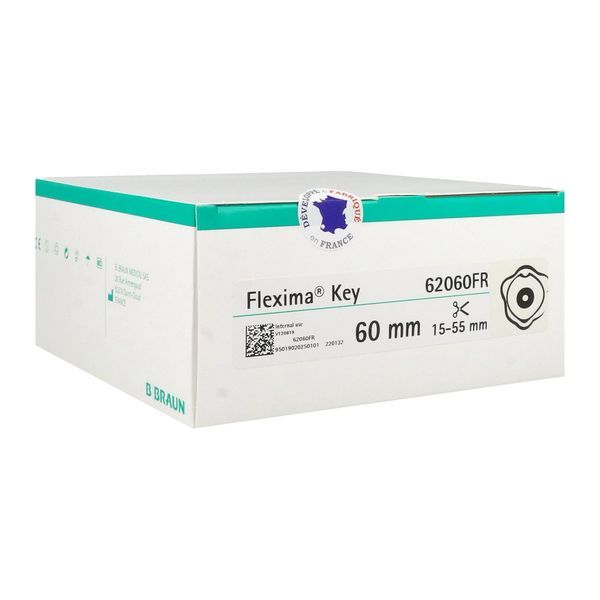 FLEXIMA KEY SUPPORT Support porte-poche, diamètre 60 mm (ref. 62060FR), bt 10