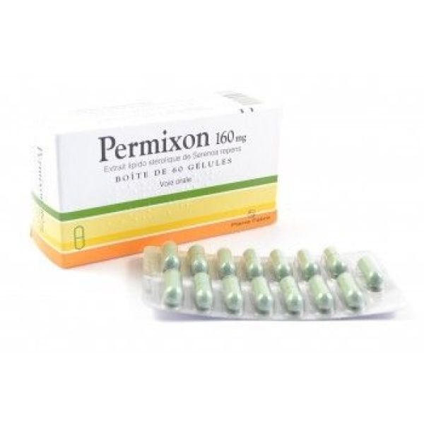 Permixon 160 Mg (Extrait Lipido Sterolique De Serenoa Repens) Gelules Sous Plaquettes Thermoformees B/60