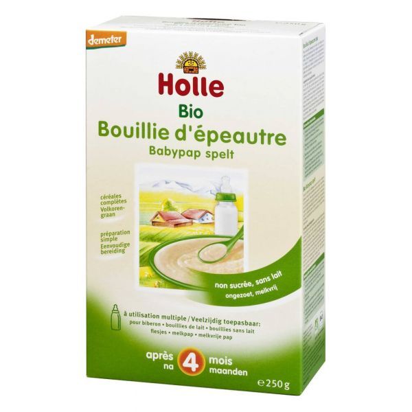 Holle Bouillie d'épeautre complet - après 4 mois  - 250 g