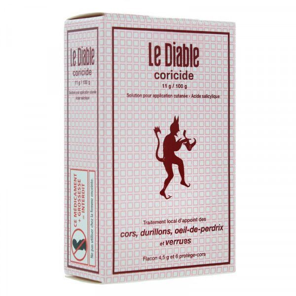 Coricide Le Diable 11 G/100 G Solution Pour Application Cutanee