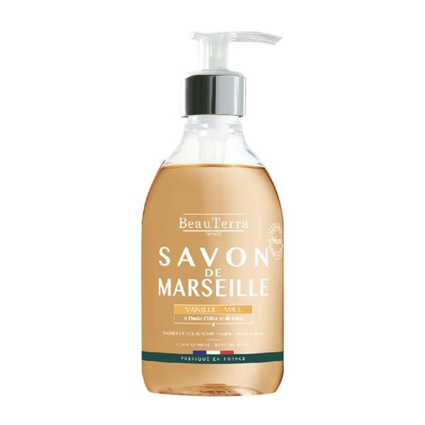 Beauterra Savon Liquide De Marseille Vanille-Miel Flacon 300 Ml 1