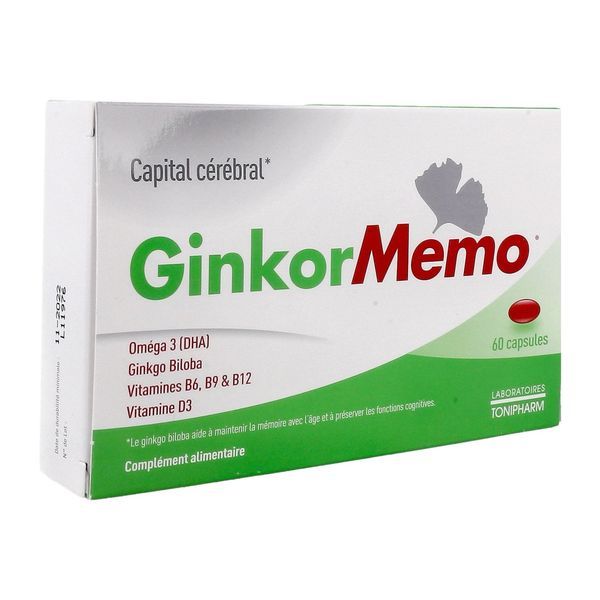 GINKOR MEMO BOITE DE 60 CAPSULES