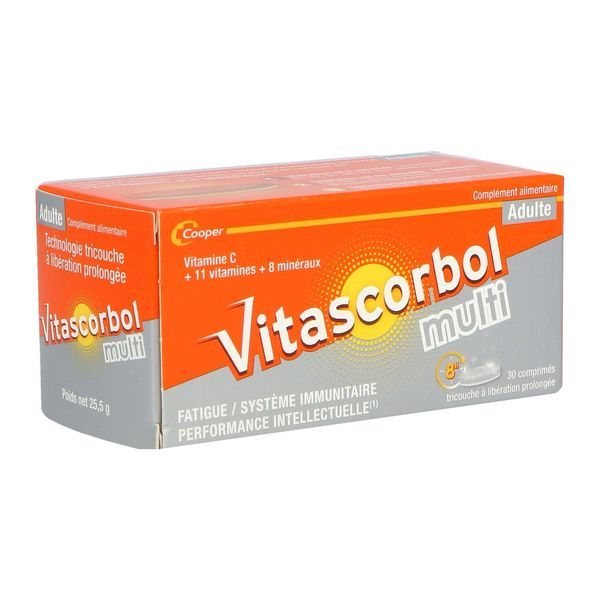 Vitascorbolmulti Nouvelle Formule Comprime Boite 30