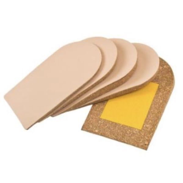 PODOREX TALONNETTE DE COMPENSATION Talonnette de compensation en liège caoutchouc résistant, 10 mm, taille 1, pointure 32 - 34, unité