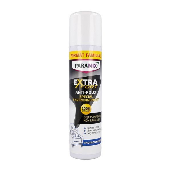 PARANIX EXTRA FORT ANTIPOUX ENVIRONNEMENT SPRAY Spray antipoux à usage externe pour l'environnement, spray 225 ml