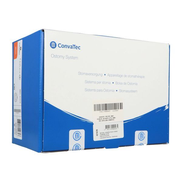 NATURA PLUS WINDOW POCHE FERMEE STANDARD Poche fermée, système 2 pièces, opaque, diamètre 38 mm (ref. 421678), bt 30