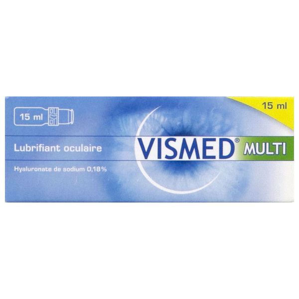 VISMED MULTI Solution ophtalmique lubrifiante pour instillation oculaire, fl 15 ml