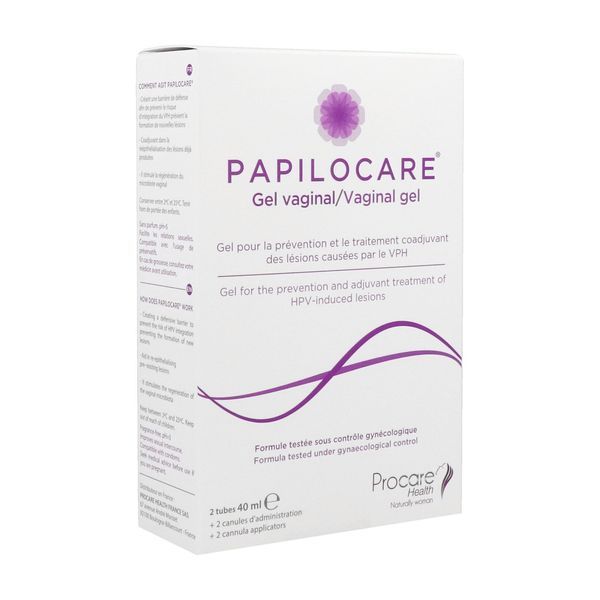 PAPILOCARE GEL VAGINAL TUBE 40 ML 2