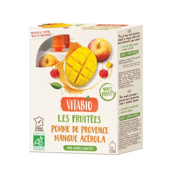 Gourde de fruits - Mangue 120g