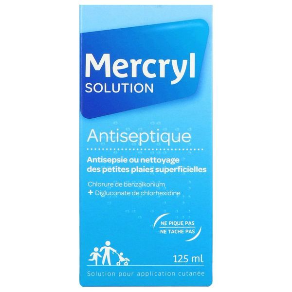 Mercryl Solution Pour Application Cutanee 1 Flacon(S) Polyethylene De 125 Ml