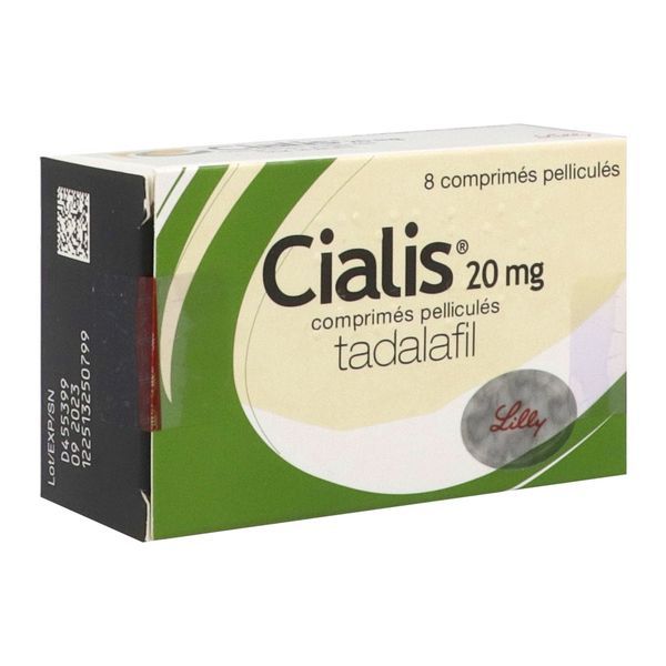 CIALIS COMPRIME PELLICULE 20 MG BOITE DE 8