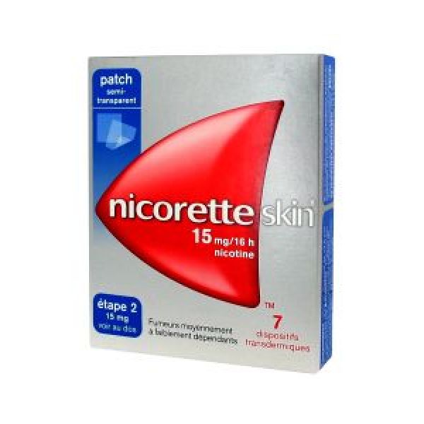 Nicoretteskin 15 Mg/16 Heures (Nicotine) Dispositif Transdermique En Sachet B/7