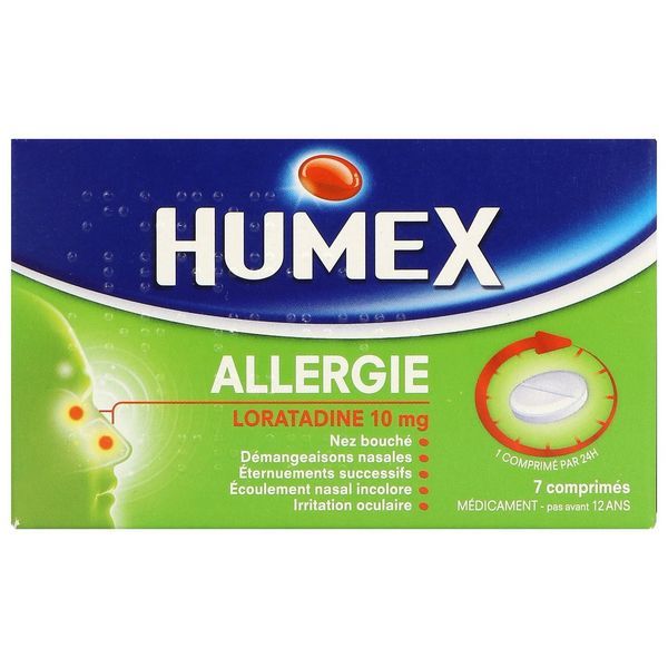 HUMEX ALLERGIE LORATADINE 10 mg comprimé B/7