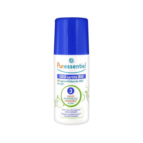 Puressentiel Déo Bio Roller Emulsion Flacon 50 Ml 1