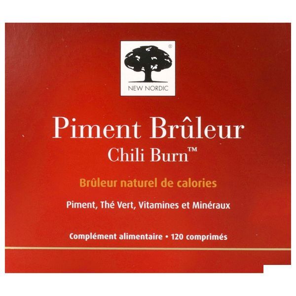 New Nordic Piment Bruleur Chili Burn Stimule Le Metabolisme Comprimes 120