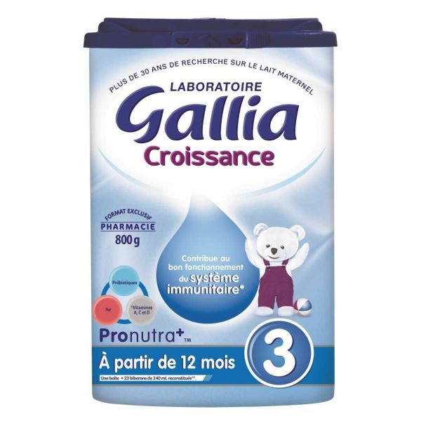 Gallia lait croissance  800g 