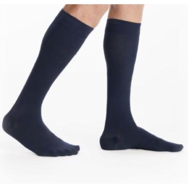 DYNAVEN 2 FIN HOMME Chaussette médicale de compression classe 2, pour homme, gris normal, XXlarge (ref. 303648), paire