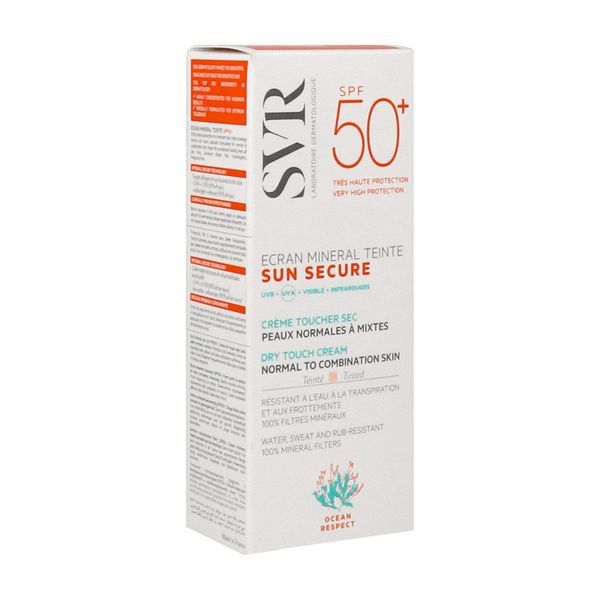 Sun Secure Ecran Mineral Teinte Peau Normale A Mixte Spf50+ Creme Tube 60 G 1