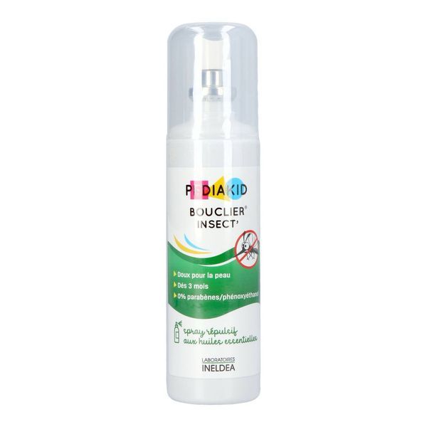 PEDIAKID BOUCLIER INSECT' SPRAY Spray répulsif antiinsecte à action préventive, spray 100 ml