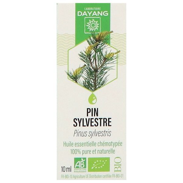 DAYANG HUILE ESSENTIELLE BIO Huile essentielle, complément alimentaire à base de pin sylvestre HECT, fl 10 ml