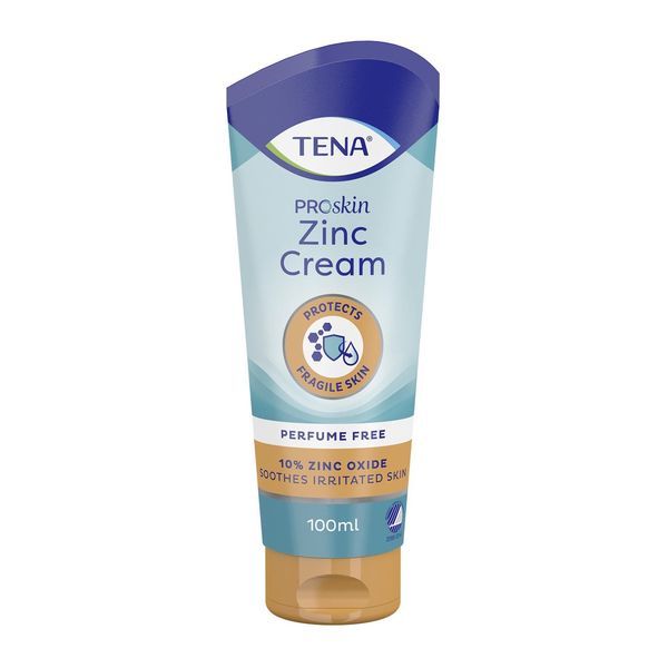 TENA ZINC CREAM Crème apaisante à l'oxyde de zinc 10 %, tube 100 ml