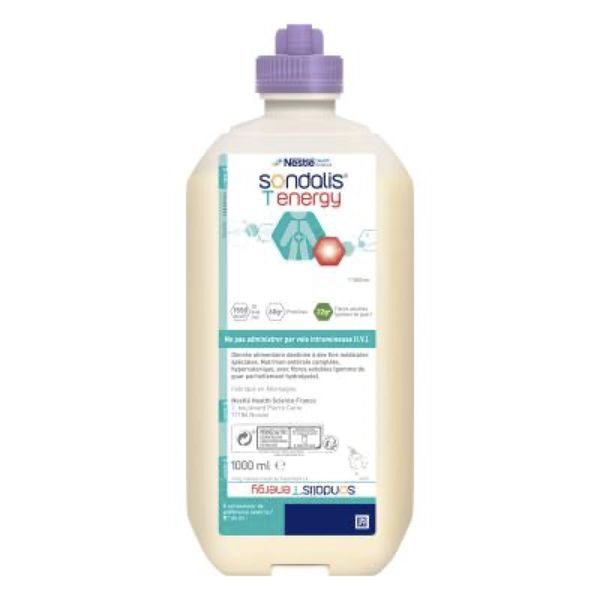 SONDALIS T ENERGY Denrée alimentaire destinée à des fins médicales spéciales, poche 500 ml