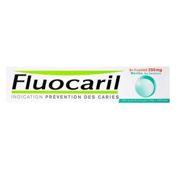 Fluocaril Bi Fluore 250 Mg Menthe Gel Dentifrice 1 Tube(S) Alumino-Plastique De 125 Ml