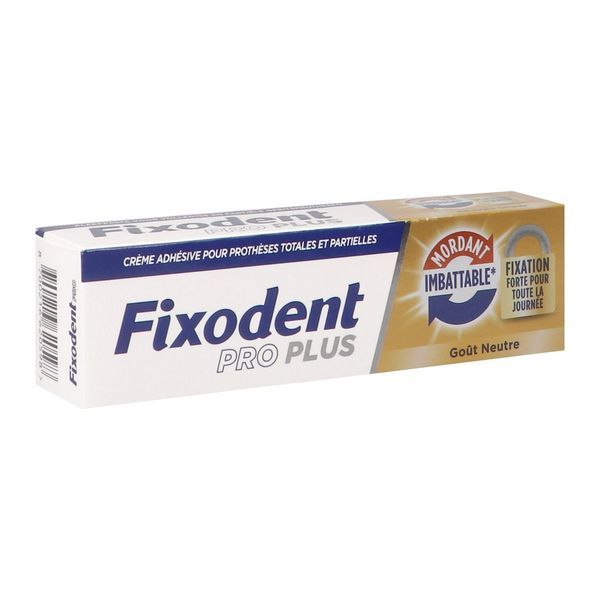 Fixodent Pro Plus Mordant Imbattable Creme Tube 40 G 1