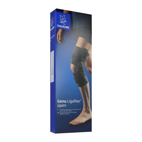 GENU LIGAFLEX OPEN Genouillère ligamentaire articulée, bilatérale, courte, taille 4, unité