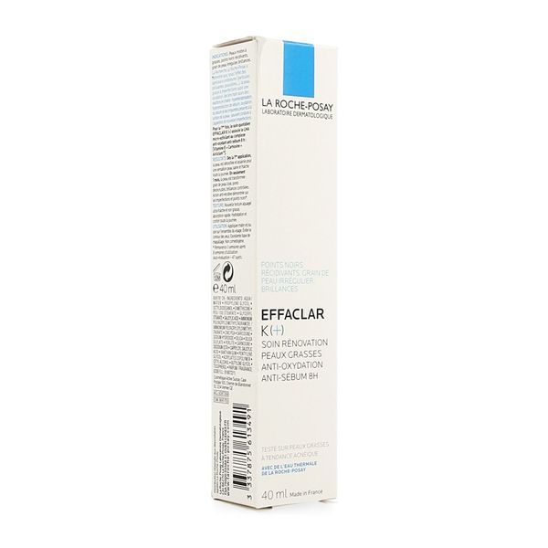 EFFACLAR K (+) SOIN VISAGE ANTI-POINTS NOIRS Soin visage anti-points noirs, tube 40 ml