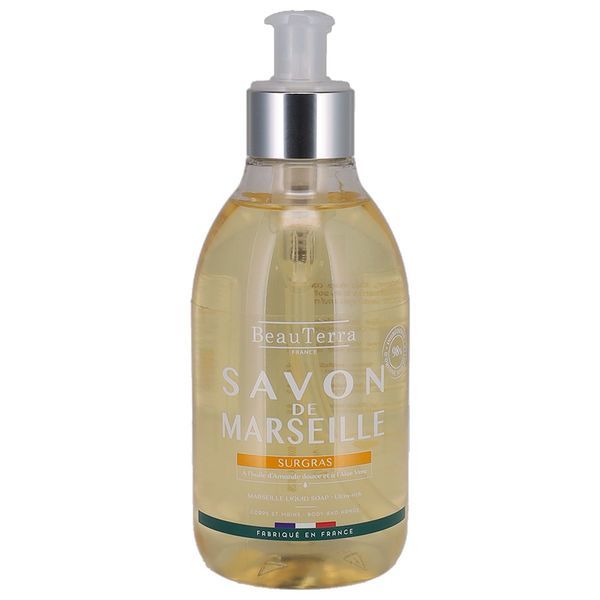 Beauterra Savon Liquide De Marseille Surgras Flacon 300 Ml 1