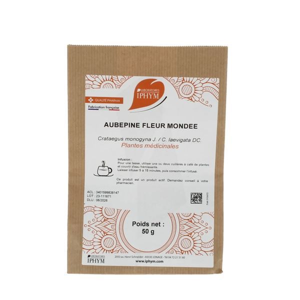 Iphym Aubepine Fleur Entiere Tisane Sachet 50 G 1