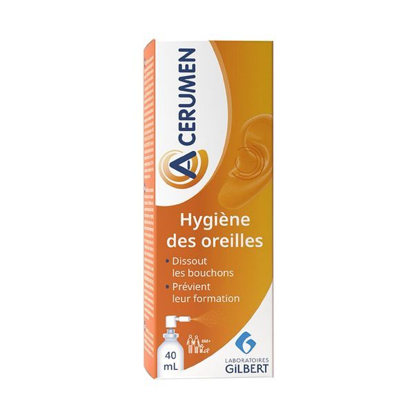 A-Cerumen Spray Auriculaire Colore Solution Flacon 40 Ml 1