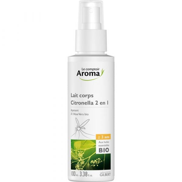 Comptoir Aroma Lait Corps Citronella 2 En 1 Flacon 100 Ml 1