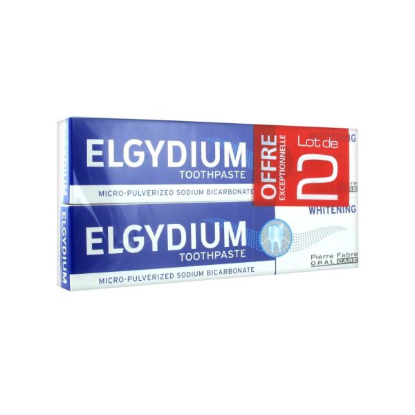 Elgydium Blancheur Nouvelle Formule / Nouvelle Charte Dentifrice Tube 75 Ml Promo 2