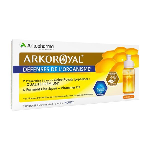 Arkoroyal Defenses Naturelles Adultes Liquide Unidose 10 Ml 7