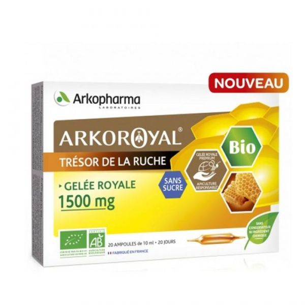 Arkoroyal Gelee Royale 1,5g Bio 20amp10ml
