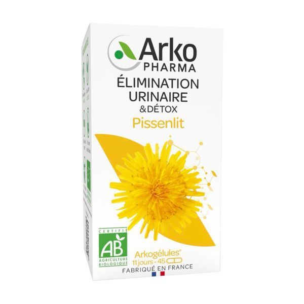 ARKOGELULES PISSENLIT BIO Gélule, complément alimentaire à base de pissenlit, bt 45