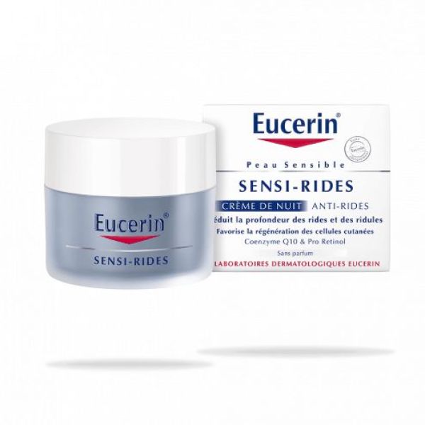 Eucerin Sensirides Soin Anti Rides Nuit Creme Pot 50 Ml 1