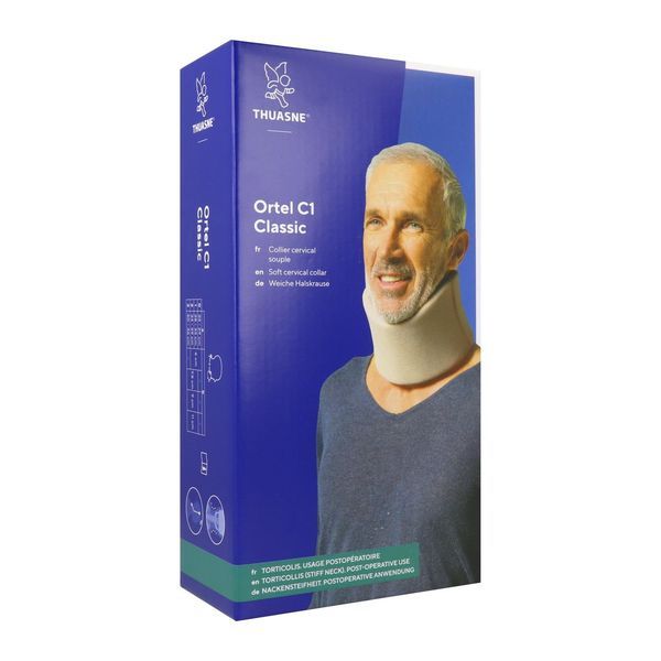 ORTEL C1 CLASSIC Collier cervical C1 souple, hauteur 7,5 cm, taille 3, unité