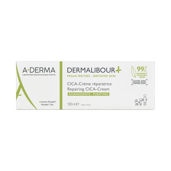 DERMALIBOUR+ CICA CREME REPARATRICE Crème réparatrice assainissante, tube 50 ml