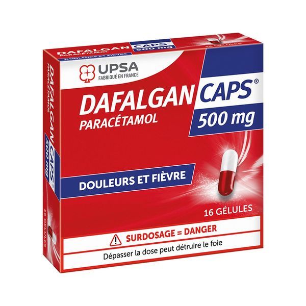 Dafalgancaps 500mg Gelu Bt16