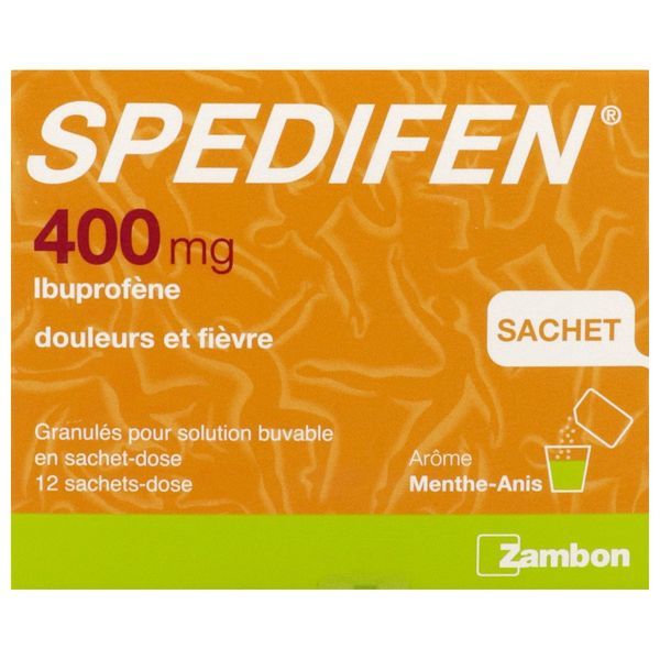 Spedifen 400 Mg Granules Pour Solution Buvable En Sachet-Dose B/12