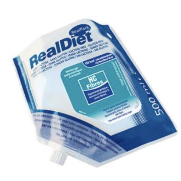 REALDIET HC FIBRES Denrée alimentaire destinée à des fins médicales spéciales, poche 500 ml