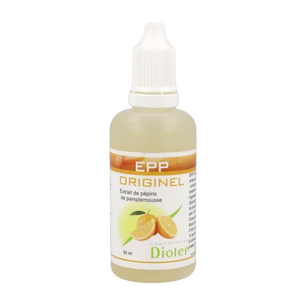 EPP ORIGINEL EXTRAIT DE PEPINS DE PAMPLEMOUSSE Solution buvable, complément alimentaire à l'extrait de pépins de pamplemousse, fl 50 ml