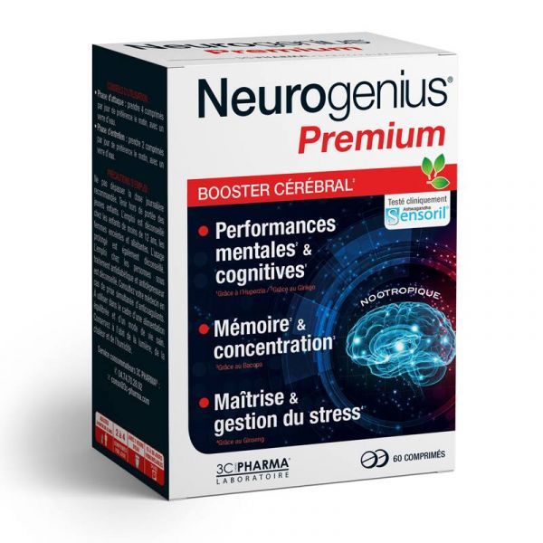 3C Pharma Neurogenius premium - 60 comprimés