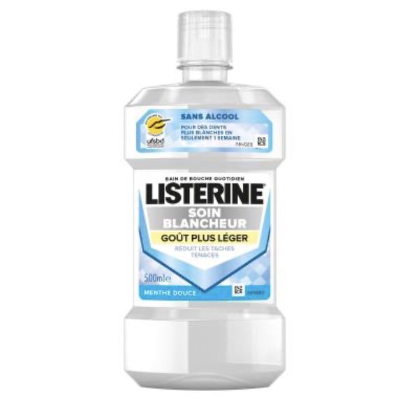 Listerine Soin Blanch Gout Plus Leg 500Ml