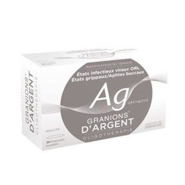 Granions D'Argent 0,64 Mg/2 Ml Solution Buvable En Ampoule B/30