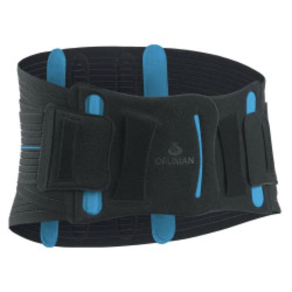 L'EVOLUTIVE ORLIMAN Ceinture de soutien lombaire, hauteur 26 cm, nouveau look, noir, taille 3 (ref. TR0239263), unité
